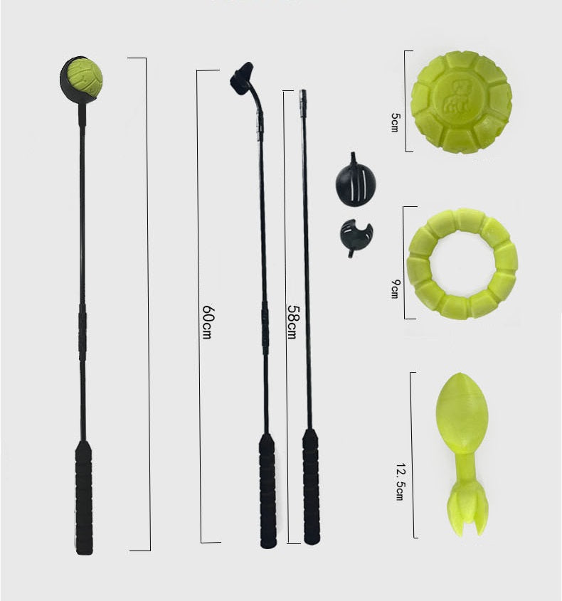 Lanceur de balle chien-jouet pour chien-lancer bâton-adapté pour différentes balles-jouet pour chien-taille S
