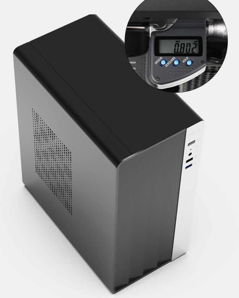 O20M BLACK - OFFICE MINI TOWER CASE Spire