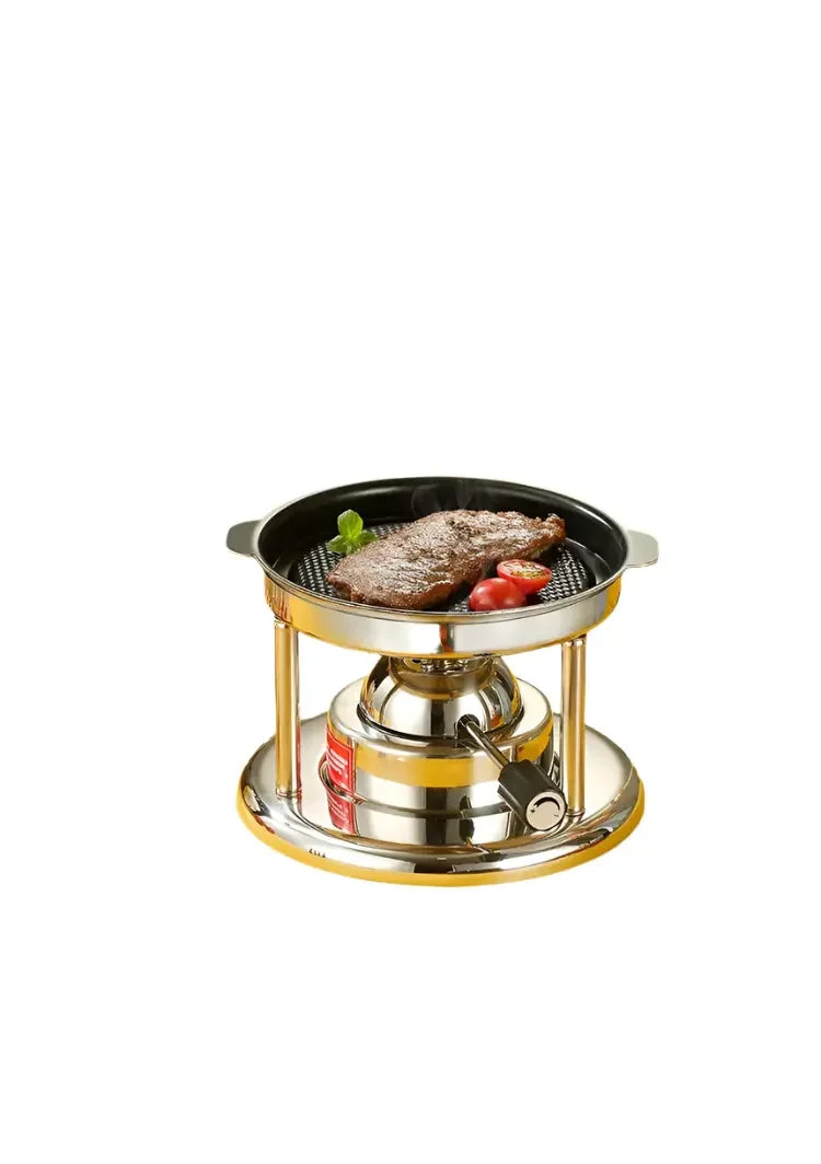 Eenpersoons gourmet - bakplaat - rechaud op gas - compact en draagbaar Coolgods