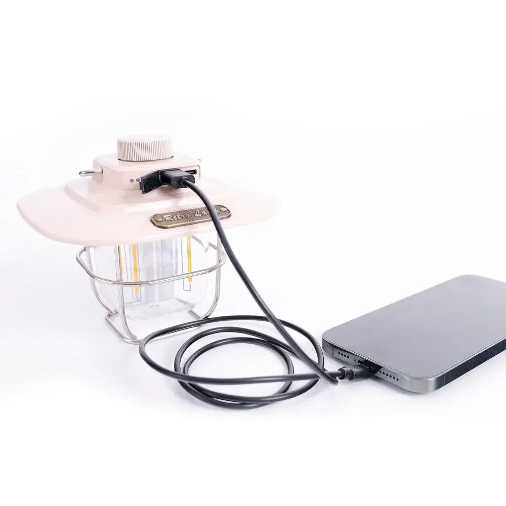 Campinglamp - Buiten Lantaarn - USB oplaadpoort - dimeffect Coolgods