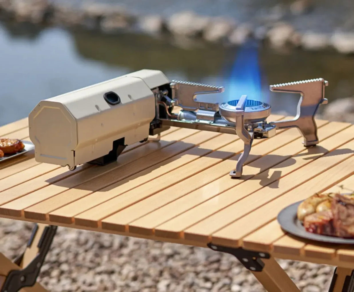 Camping gasstel - Draagbaar en opvouwbaar kooktoestel Coolgods