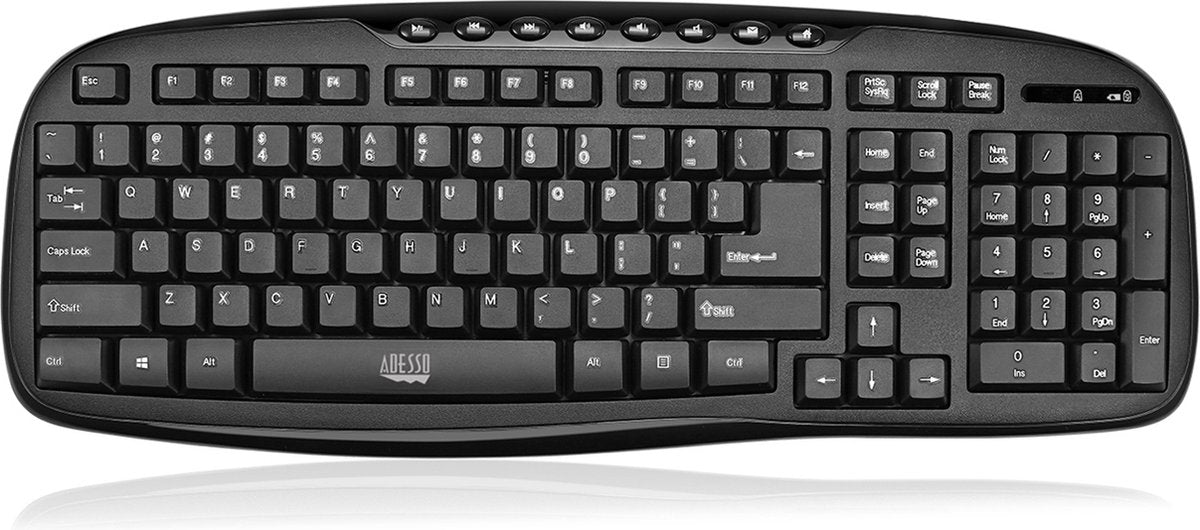 Antibacterieel draadloos toetsenbord en muis set - Adesso WKB-1330CB Adesso