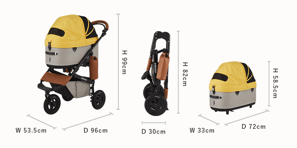 AirBuggy Dome 3 Premier Set Large – Navy Blue