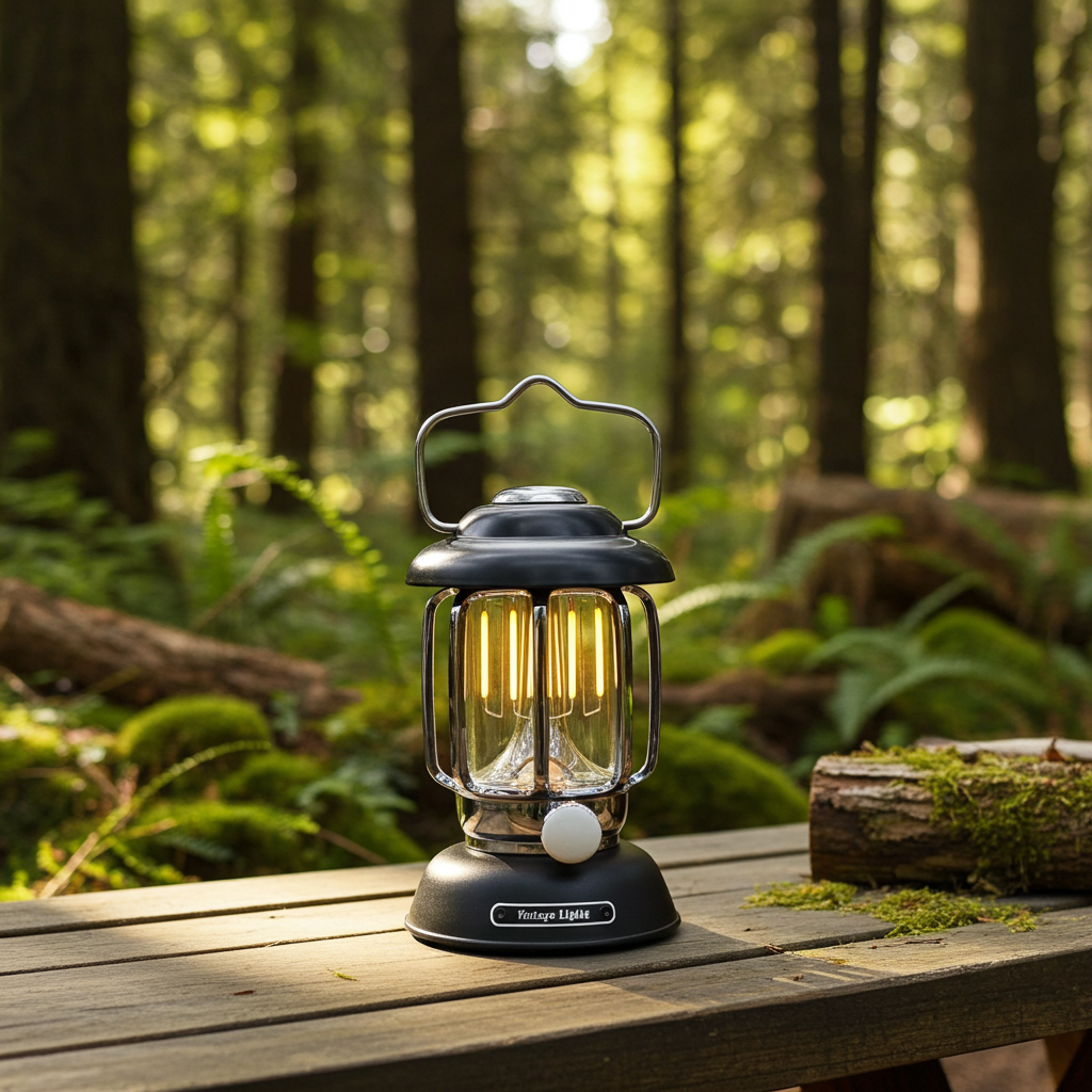 Campinglamp - Lantaarn voor buiten - USB oplaadpoort - licht-dimeffect Coolgods