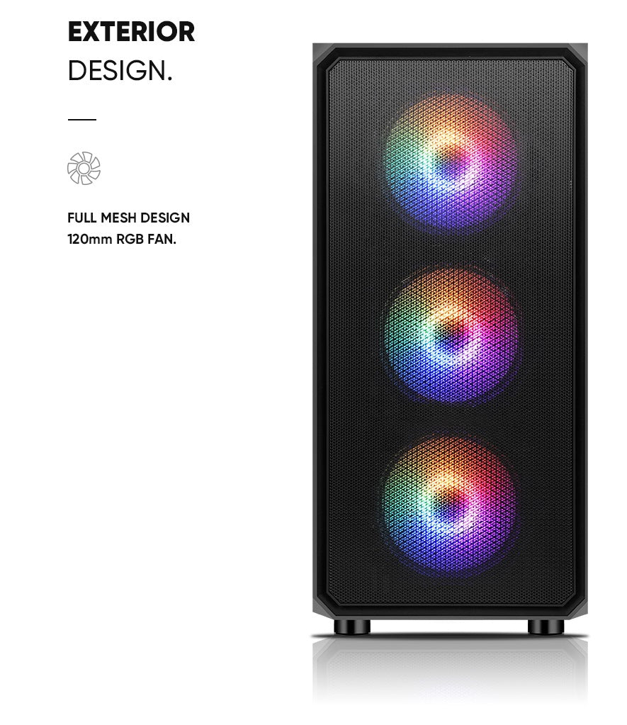 PC-Gehäuse | Schwarz | USB2.0, USB3.0 | 3,5-Zoll-Festplatte * 2, 2,5-Zoll-SSD * 2 | Micro ATX/MINI ATX | VGA-Karte