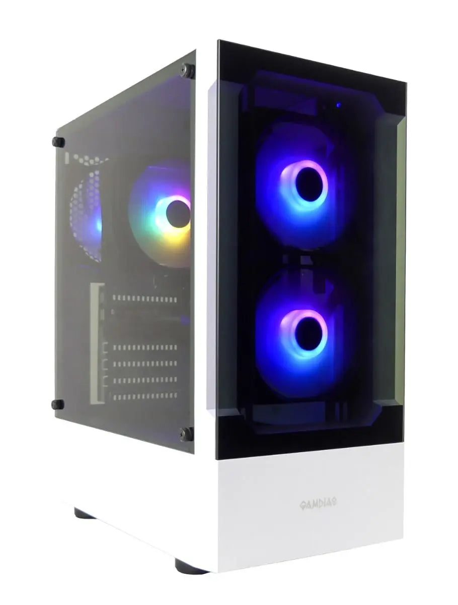 Gamdias Talos E3 Wit RGB Gaming Case - Game PC behuizing - Computer Behuizing - aRGB LED Verlichting Gamdias