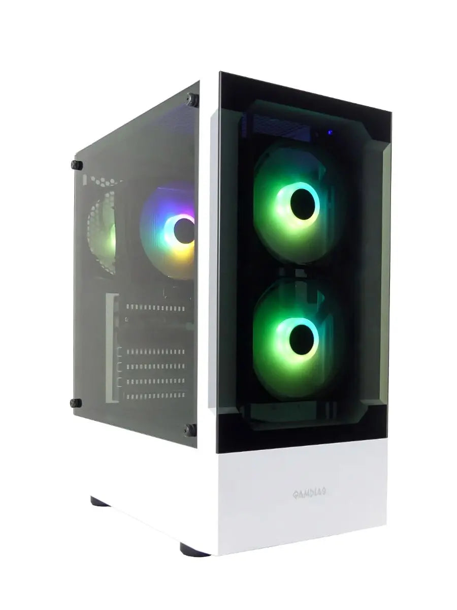 Gamdias Talos E3 Wit RGB Gaming Case - Game PC behuizing - Computer Behuizing - aRGB LED Verlichting Gamdias