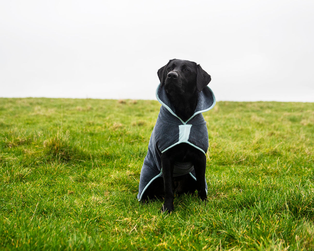 Henry Wag microvezel hondenbadjas - droogjas voor honden - Maat L Henry Wag