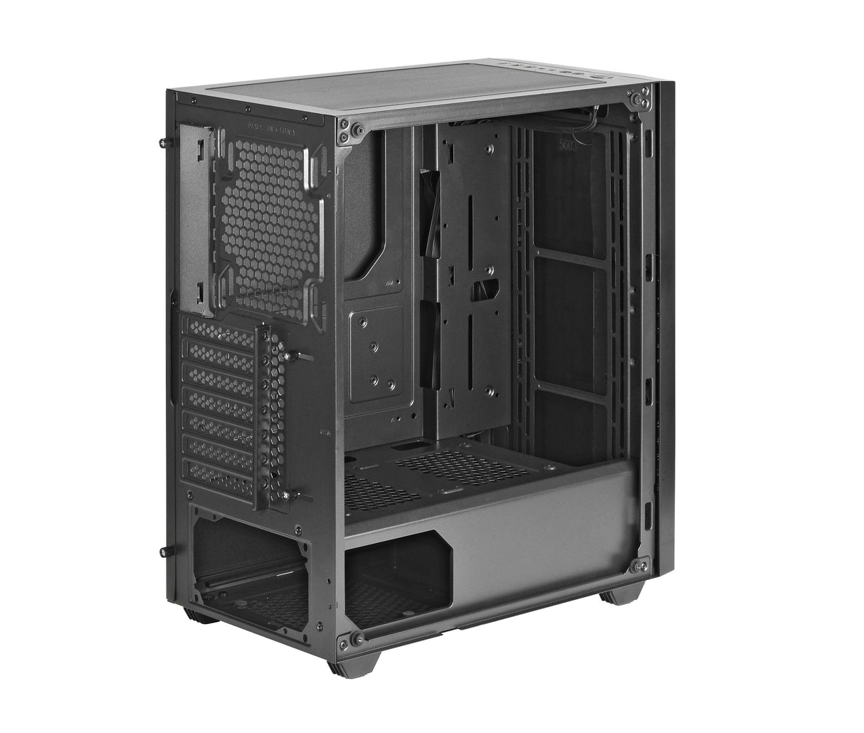 Spire Vision 7038 PC Case – Stijlvolle gaming behuizing met tempered glazen zijpaneel