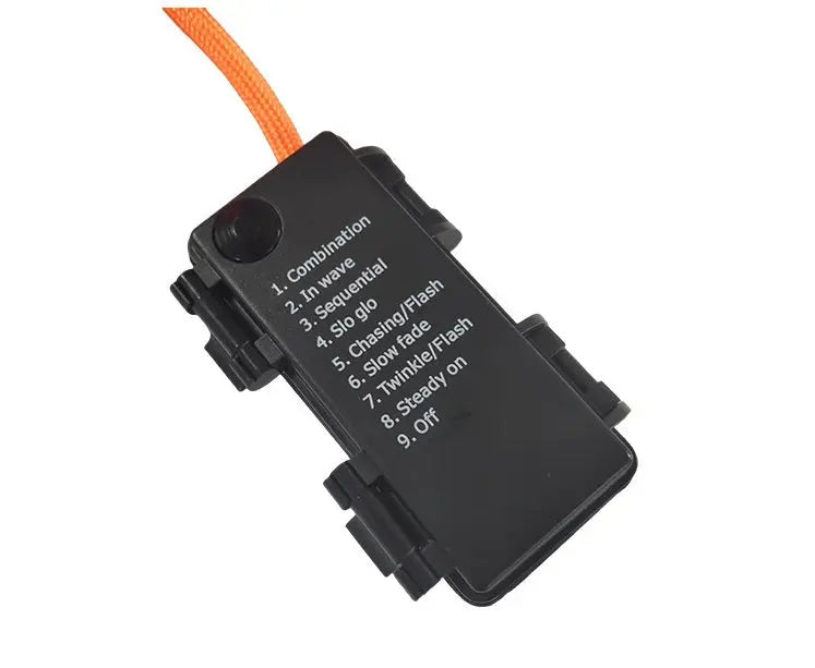 Leuchtende Abspannleine LED – 15 m beleuchtetes Seil – Abspannleine für Zelt oder Vorzelt