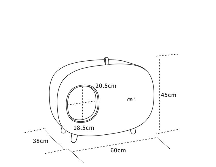 Kattenbak inclusief kattenbakschepje - Designprijs Winnaar! SpirePets