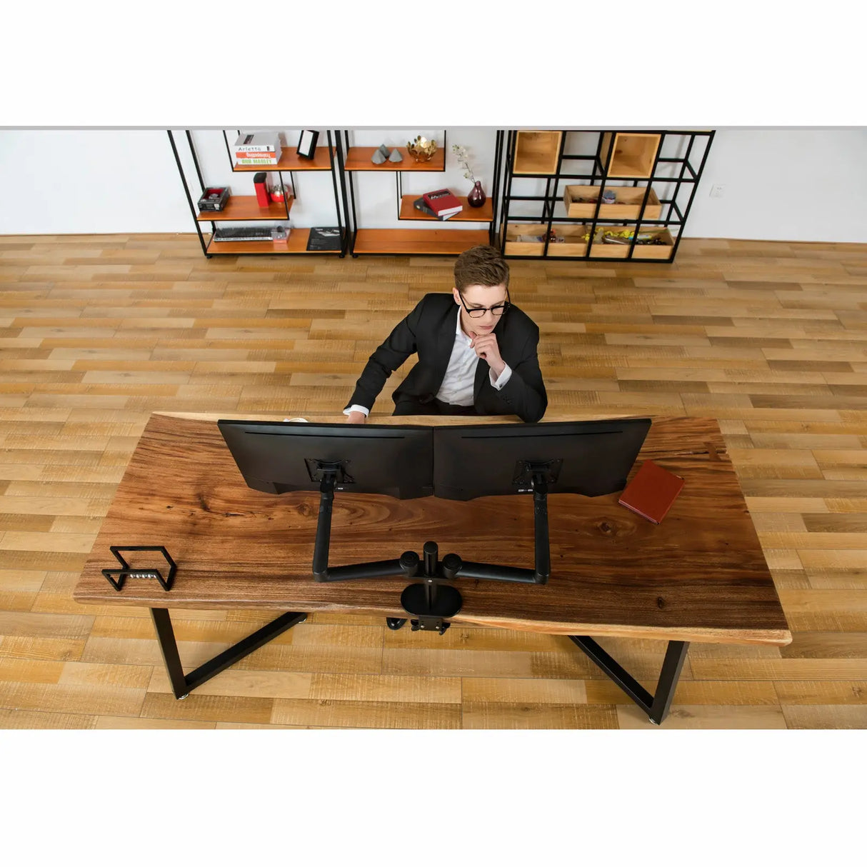 Spire monitorarm - monitor beugel voor twee schermen Spire