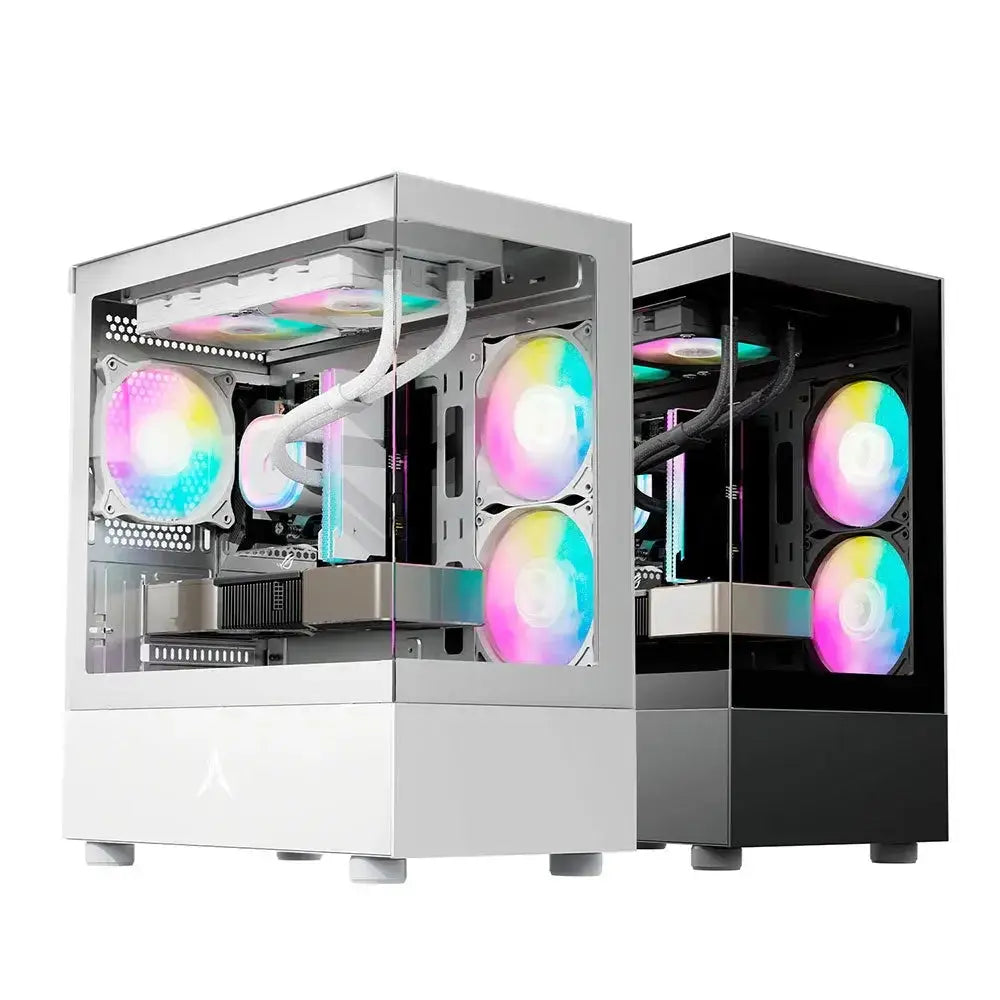 PC behuizing - gamer case - U20M WHITE - Tempered glass - RGB Spire