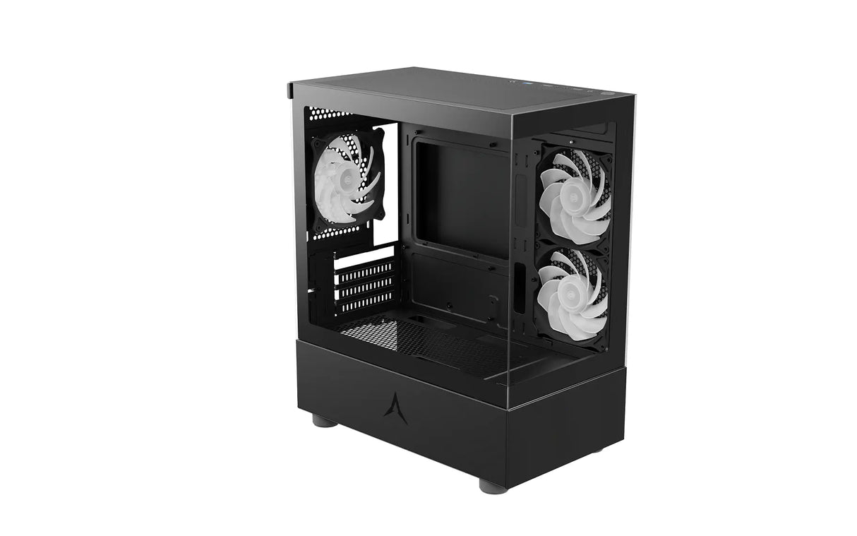 PC behuizing - gamer case - U20M BLACK - Tempered glass - RGB Spire