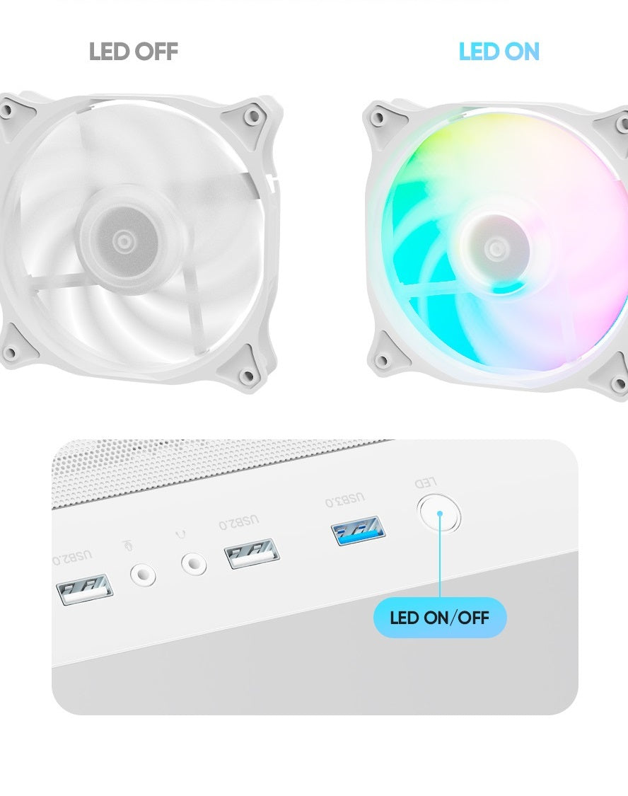 PC housing | Black | USB2.0, USB3.0 | 3.5" HDD * 2, 2.5" SSD * 2 | Micro ATX/MINI ATX | VGA card