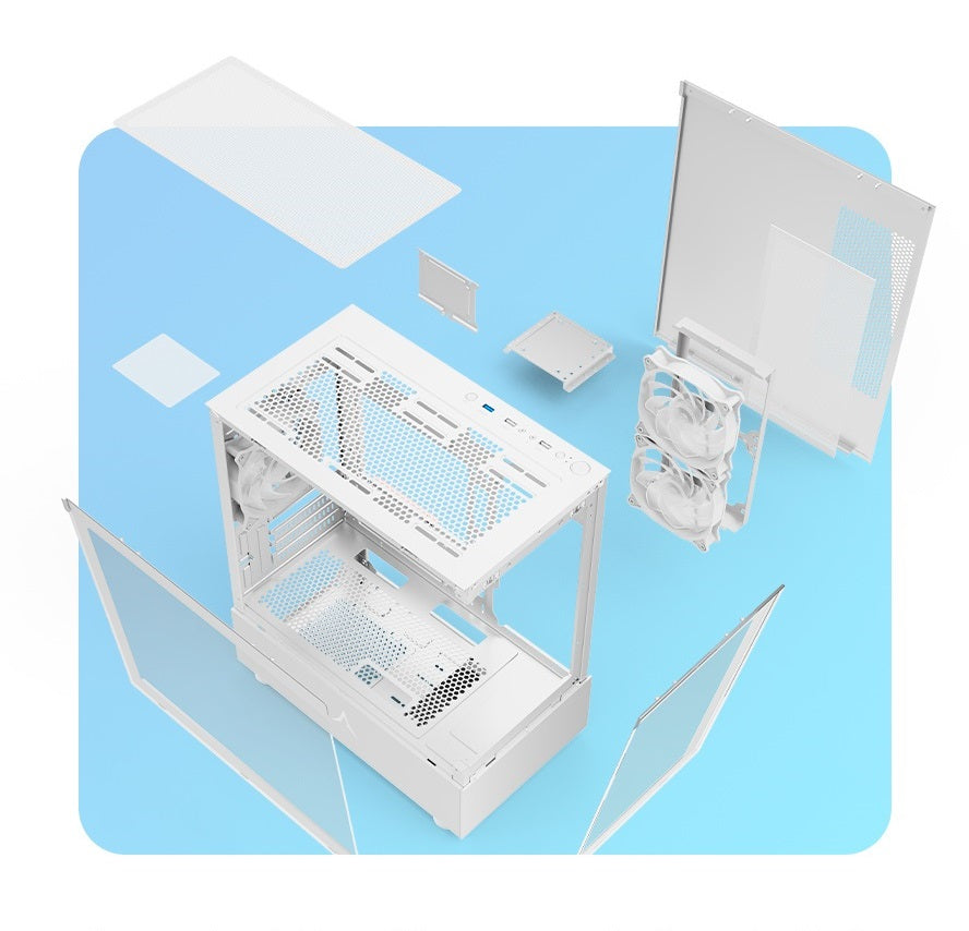 PC housing | Black | USB2.0, USB3.0 | 3.5" HDD * 2, 2.5" SSD * 2 | Micro ATX/MINI ATX | VGA card