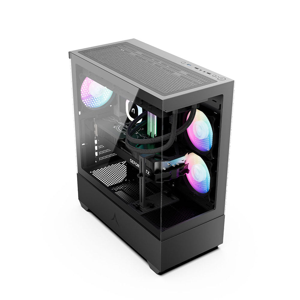 PC housing | Black | USB2.0, USB3.0 | 3.5" HDD * 2, 2.5" SSD * 2 | Micro ATX/MINI ATX | VGA card