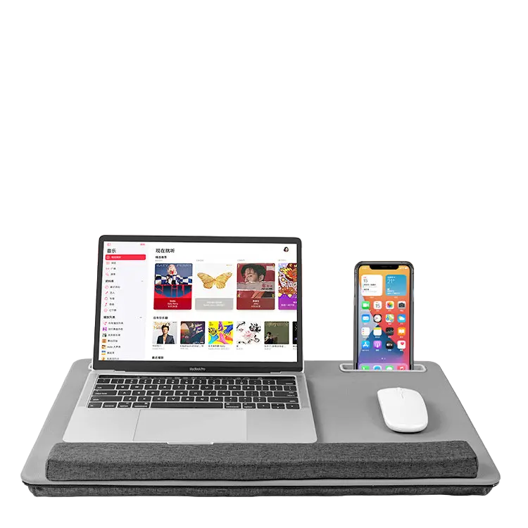 Laptop Standaard - Smartphone Houder - Ergonomische standaard met polssteun - Ruimtebesparend en draagbaar Spire