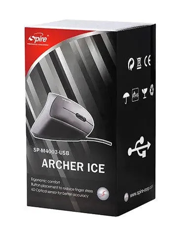 Draadloze ergonomische muis | Verticaal | USB ontvanger | Rechtshandig | Computermuis Coolgods