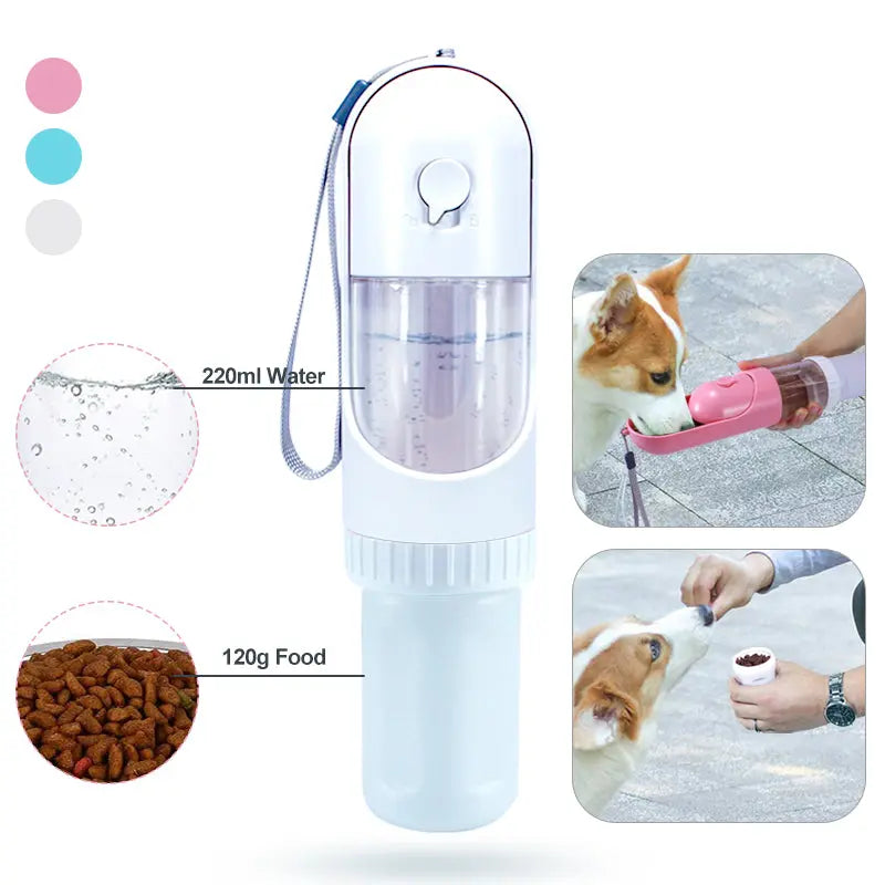 Voedsel en Waterfles voor Huisdieren - Blauw SPIRE-PETS