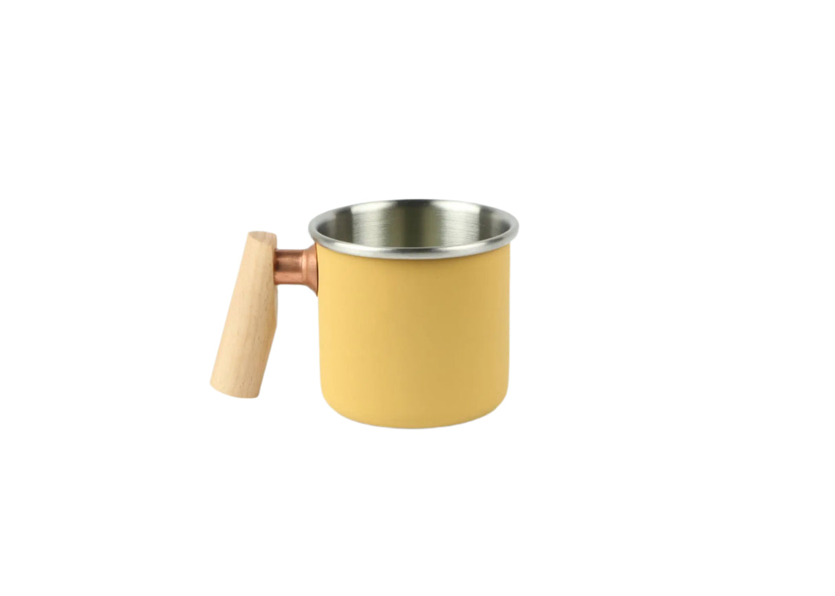 Camping beker roestvrij staal – Kalas Mandarijn geel (6)