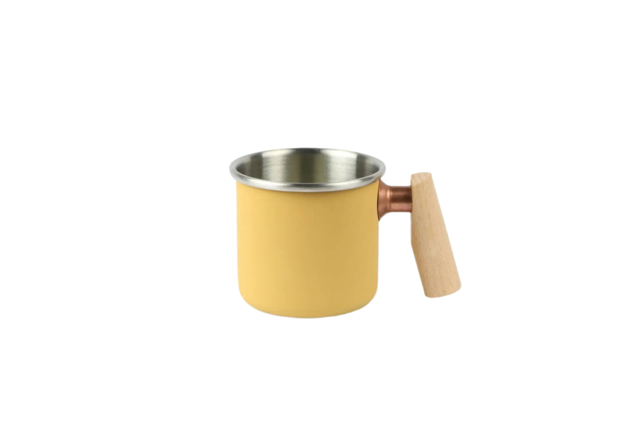 Camping beker roestvrij staal – Kalas Mandarijn geel (7)