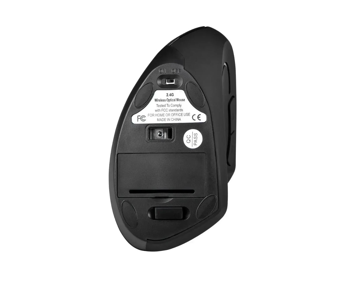 Draadloze ergonomische muis | Verticaal | USB ontvanger | Rechtshandig | Computermuis Coolgods