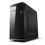 Spire Supreme 1614 PC-Gehäuse | Schwarz | 420W Netzteil | 2x USB 3.0 | Computergehäuse | 40,5 x 17,6 x 42 cm