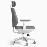 Gaming Stoel - Dubbele airbag lendesteun - Ergonomische Bureau Stoel - Lendeverwarming - Nylon wielen - Grijs - 62.3x66x109.3cm (LxBxH) Coolgods