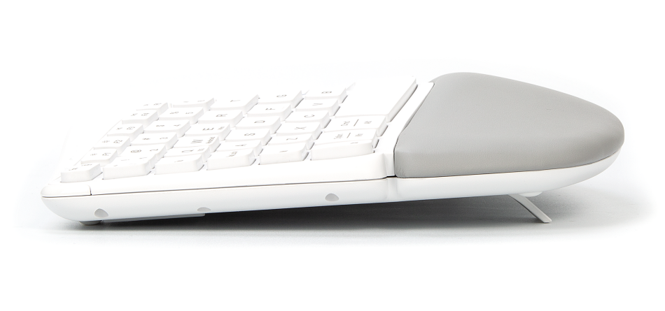 Delux gesplitst ergonomisch toetsenbord met polssteun Delux