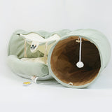 Katten Speelgoed - Speeltunnel voor Katten <10 kg - Multifunctioneel - 2 in 1 - 99x66x28 cm (LxBxH) SpirePets