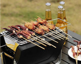 Compacte BBQ - mini barbecue koffer - zwart - draagbaar - maat S - Coolgods.nl