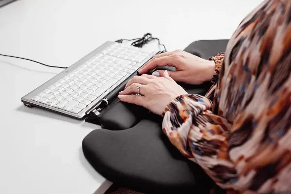 Ergonomische armsteun voor bureau - polssteun echt leer - verlichting van polsklachten Spire