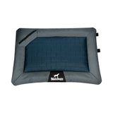 Honden Campingbed voor buiten - Waterdicht - Oprolbaar - Donkerblauw - Maat L - 120x90x4cm (LxBxH) SpirePets