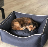 Bora Huisdier Bed | Honden kussen | Antislip Hondenmand | Donkergrijs | Maat S SPIRE-PETS