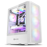 PC gamer case - G30 WHITE TRUE FORCE - Tempered glass Spire
