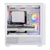 PC gamer case - G30 WHITE TRUE FORCE - Tempered glass Spire