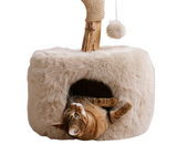 ISLA krabpaal met kattenhuis en kattenmand SpirePets