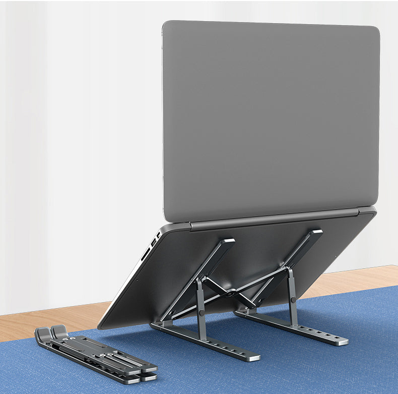 Laptop Standaard - Verstelbaar - Ergonomische Laptop houder - Zwart Coolgods