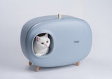 Kattenbak van Makesure - One size fits all - Designprijs Winaar - Licht Blauw SpirePets