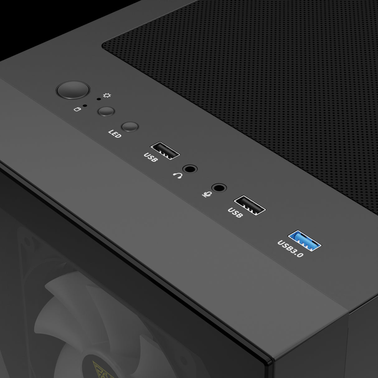 PC housing | Black | USB2.0, USB3.0 | 3.5" HDD * 2, 2.5" SSD * 2 | Micro ATX/MINI ATX | VGA card