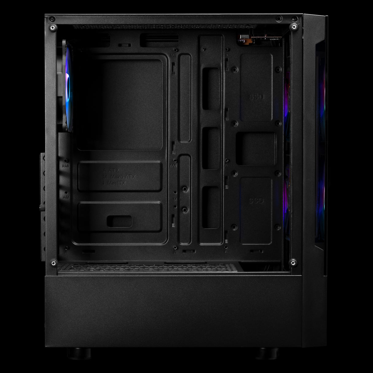 Gamdias Talos E3 Zwart RGB Gaming Case - Game PC behuizing - Computer Behuizing - aRGB LED Verlichting