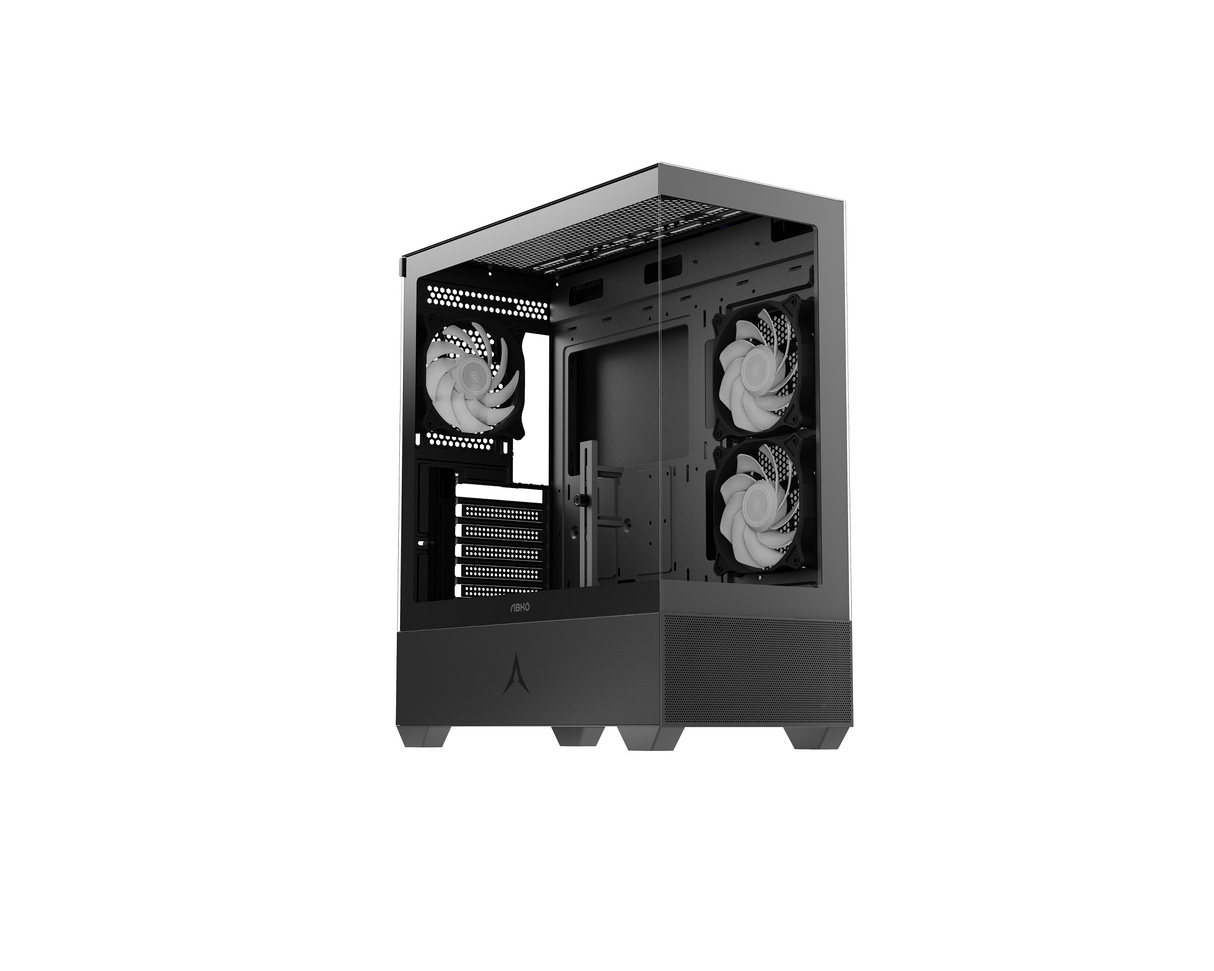 Boîtier PC | Noir | USB2.0, USB 3.0 | 3.5" HDD * 2, 2.5" SSD * 2 | Micro ATX/MINI ATX